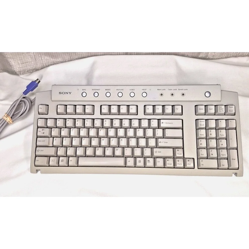 Sony‎ Wired Internet Keyboard PCVA-KB1P/UB PS/2